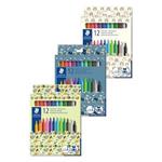 Fixy STAEDTLER "Pattern Mix", mix vzorov, 12 farieb, umývateľné 325 PMC12