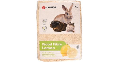 Flamingo Dřevěná podestýlka s vůní citronu 4kg