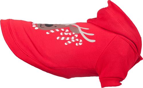 Flamingo Vánoční mikina pro psy červená 35cm