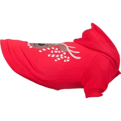 Flamingo Vánoční mikina pro psy červená 35cm