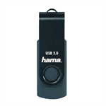 Flash disk Hama USB 3.0 Rotate, 32 GB, 70 MB/s, petrolejovo modrý