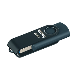 Flash disk Hama USB 3.0 Rotate, 64 GB, 70 MB/s, petrolejovo modrý