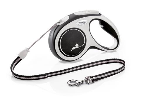 Flexi Leash New Comfort M kábel 5m/20kg čierny