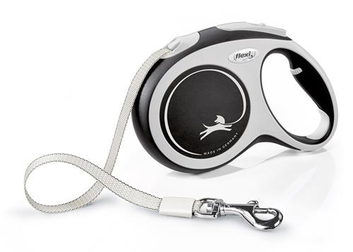 Flexi Vodítko New Comfort L pásek 5m/60kg černá