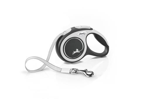 Flexi Vodítko New Comfort XS pásek 3m/12kg černá