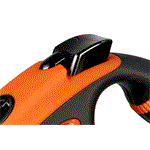 Flexi Vodítko Xtreme M pásek 5m/35kg oranžová