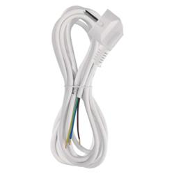 Flexo PVC šnúra 3 × 0,75 mm2, 3 m, biela