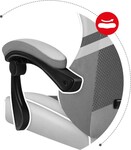 Force 4.4 White Mesh gaming chair