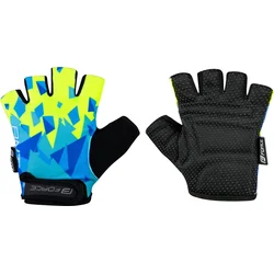FORCE ANT KID, modro-fluo rukavice veľkosť M