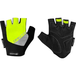 FORCE DARTS Gel, letné rukavice fluo-sivé veľkosť L