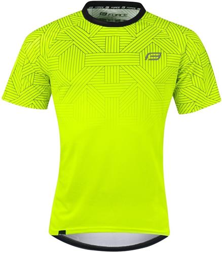 Force dres CITY fluo-black veľkosť XL