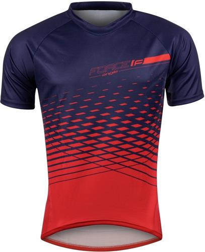 Force dres MTB ANGLE modro-červený vel.3XL