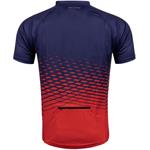 Force dres MTB ANGLE modro-červený veľkosť XS