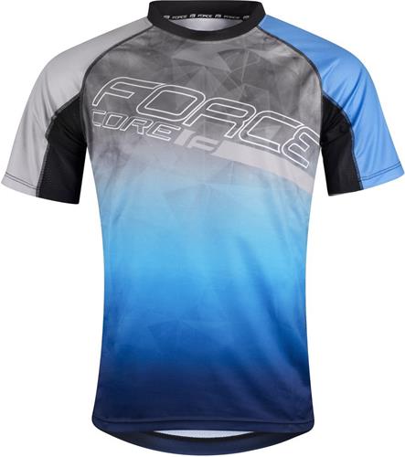 Force dres MTB CORE šedo-modrý vel.3XL
