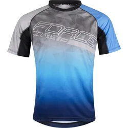 Force dres MTB CORE šedo-modrý vel.3XL