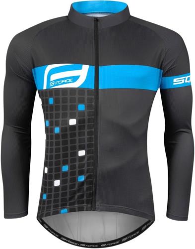 Force dres SQUARE sivomodrý veľkosť S