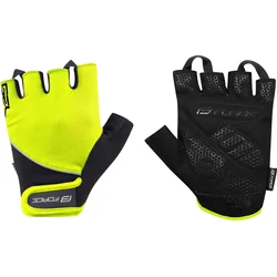 FORCE GEL, letné rukavice fluo-black veľkosť XS