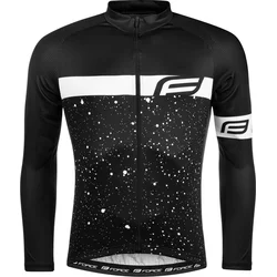Force jersey SPRAY čierno-biely veľkosť XS