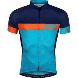 Force jersey SPRAY modro-oranžový veľkosť 3XL