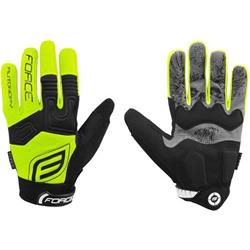 FORCE MTB AUTONOMY rukavice, fluo vel.M