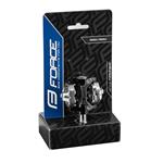 FORCE pedále MTB priemyselné ložiská, čierne
