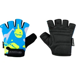 FORCE PLANETS KID, modro-fluo rukavice vel.M