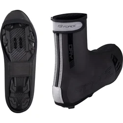 FORCE PU DRY MTB návleky na tretry, černé vel.XL