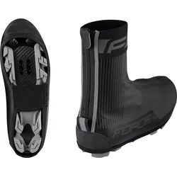 FORCE RAINY MTB návleky na nohy, čierne veľkosť XL