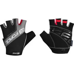 FORCE RIVAL, letné rukavice čierno-sivé veľkosť S