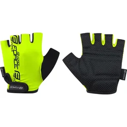 FORCE SQUARE KID, fluo rukavice veľkosť S