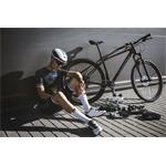 FORCE tretry MTB WARRIOR CARBON, bílé vel.40
