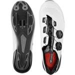 FORCE tretry MTB WARRIOR CARBON, bílé vel.43
