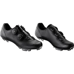 FORCE tretry MTB WARRIOR CARBON, černé vel.41