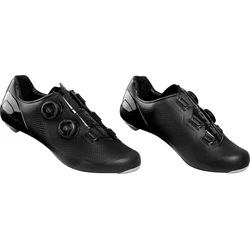 FORCE tretry ROAD WARRIOR CARBON, černé vel.45