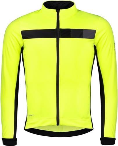 FORCE zimná bunda FROST softshell fluo-black veľkosť XL