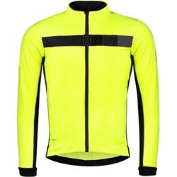 FORCE zimní bunda FROST softshell fluo-černá vel.XS