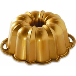 Forma na koláč Nordic Ware Anniversary bundt cake form large 12 cup, zlatá