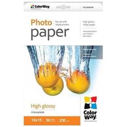 Fotografický papier ColorWay/ vysoko lesklý 230g/m2, 10x15/ 50 ks