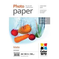 Fotopapier ColorWay matný 135 g/m2, A4/ 50 listov