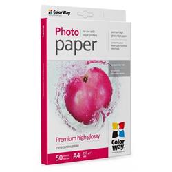Fotopapier ColorWay/ prémiový vysoko lesklý 255g/m2, A4/ 50 kusov