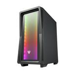 FSP/Fortron ATX Midi Tower CMT212G Black, A.RGB light bar