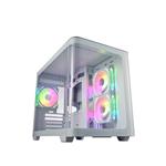 FSP S380-WA/Micro ATX/Transpar./Bílá