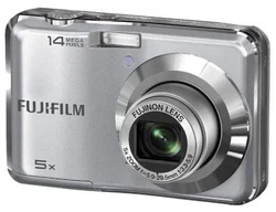 FUJIFILM kompakt FinePix AX300, 14MPix, 5x zoom, stříbrná, HD video