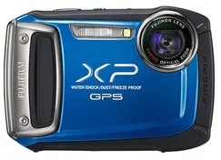 FUJIFILM kompakt FinePix XP150, 14MPix, 5x zoom, 2,7" LCD, Full HD video, GPS, modrý