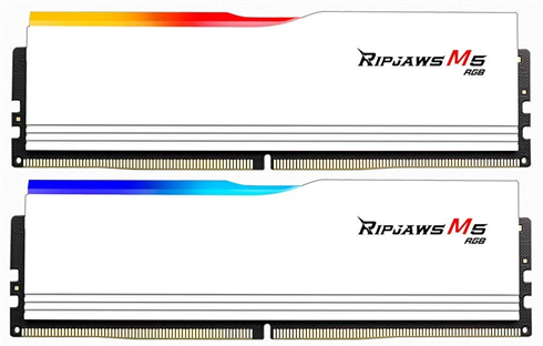 G.Skill Ripjaws M5 RGB DDR5 32GB 6000MHz, bílá