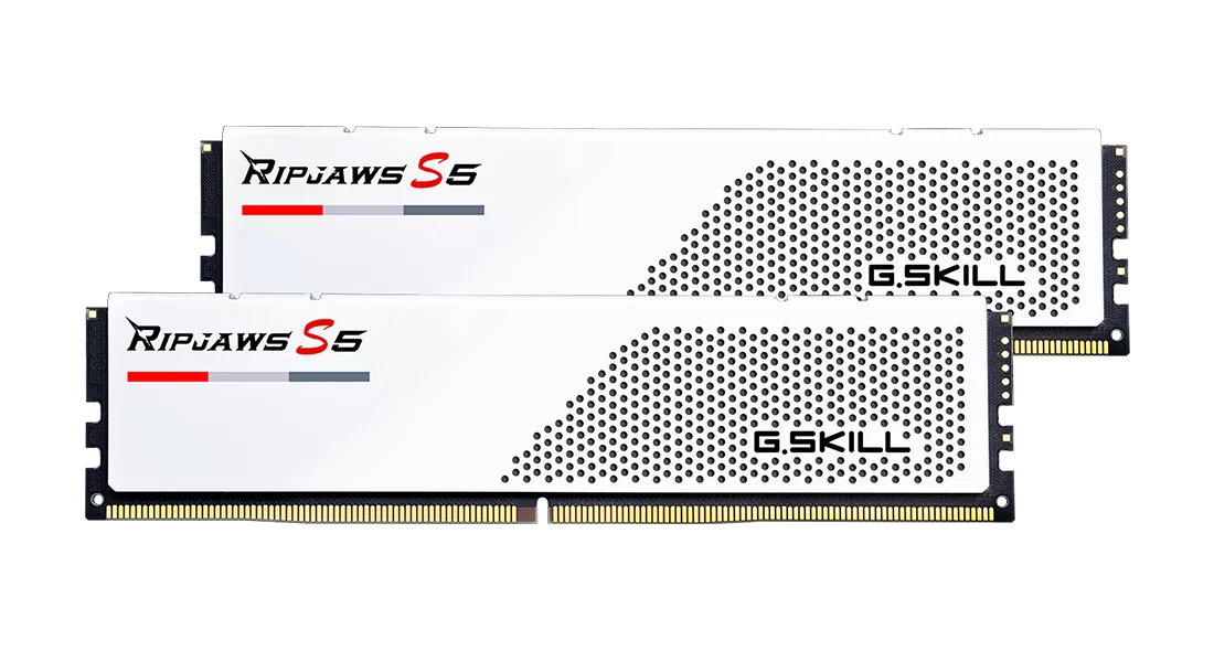 G.Skill Ripjaws S5 DDR5 96GB 5200MHz, bílá