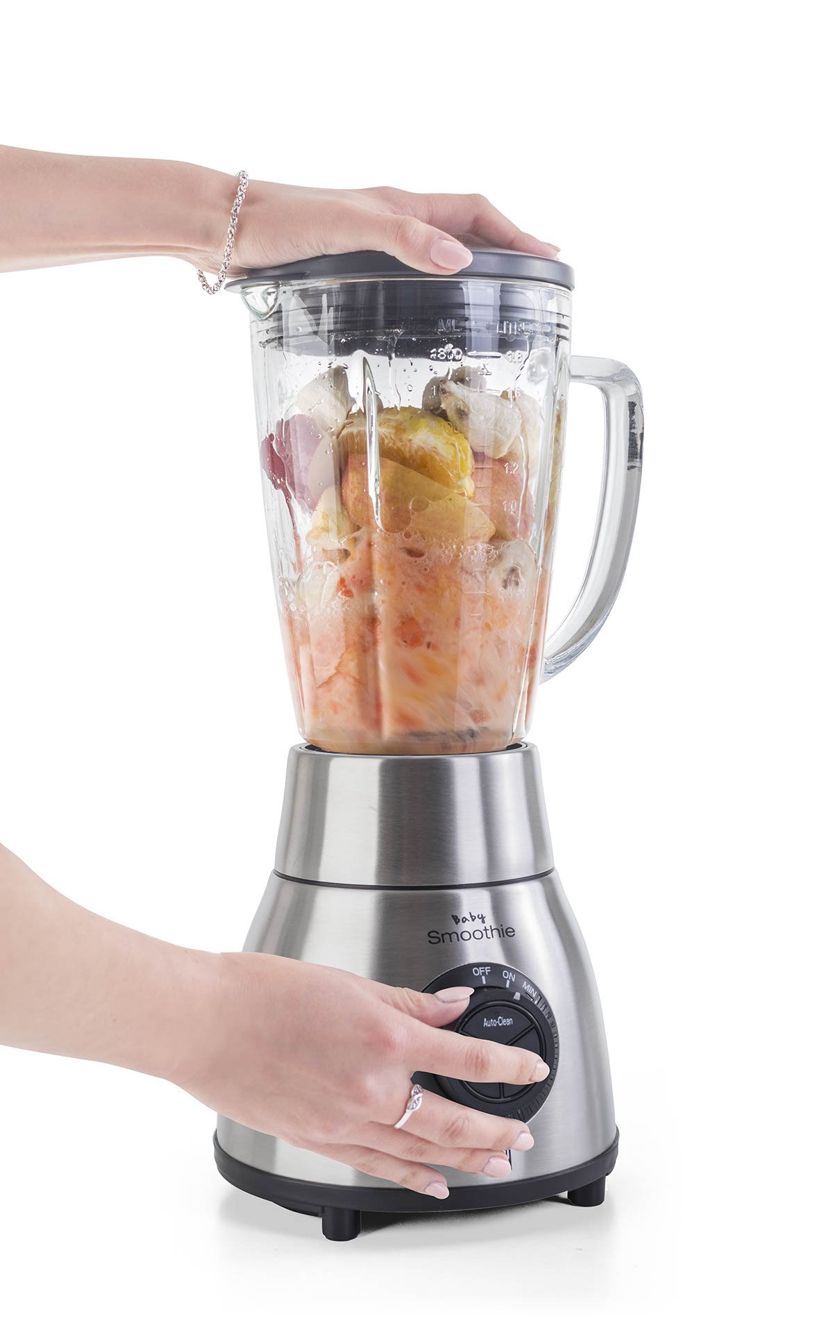 G21 Blender Baby smoothie Stainless Steel - stříbrý