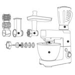 G21 Promesso Brown, kuchynský robot, 1500 W