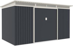 G21 Zahradní domek GRAH 700 - 340 x 206 cm, antracitový