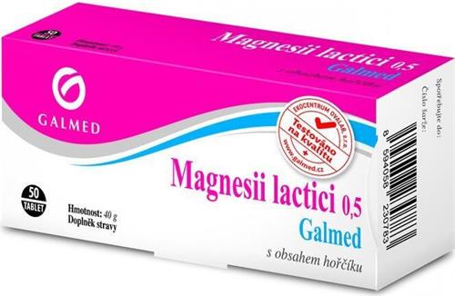 GALMED Magnesii lactici 0,5 g, 50 tbl